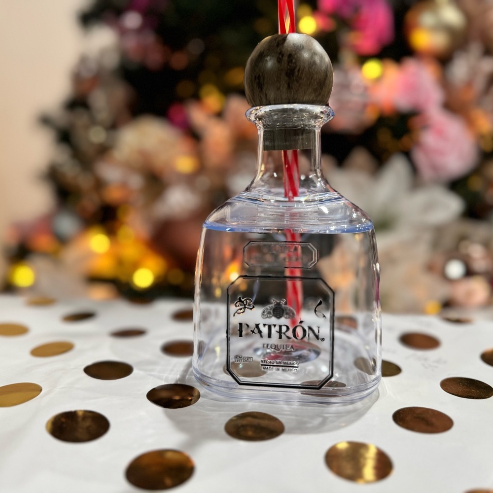 Patrón Tequila Bottle with Wooden Stopper